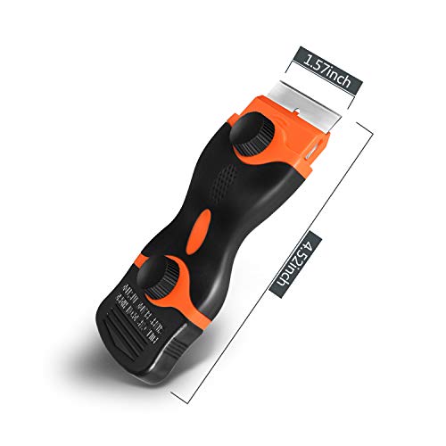 Razor Blade Scraper, Double Edge Razor Scraper Remover Tool with 3...
