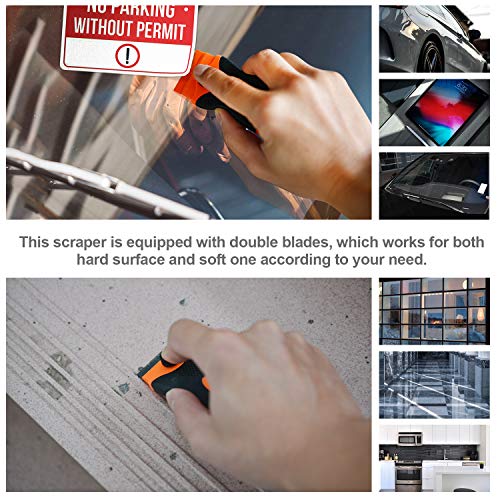 Razor Blade Scraper, Double Edge Razor Scraper Remover Tool with 3...