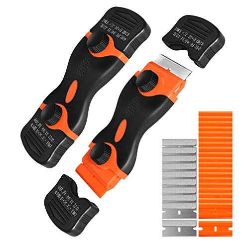 Razor Blade Scraper, Double Edge Razor Scraper Remover Tool with 3...