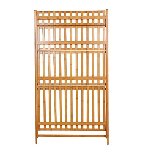 KARMAS PRODUCT Bamboo Plant Stand Flower Rack Utility Display Shel...