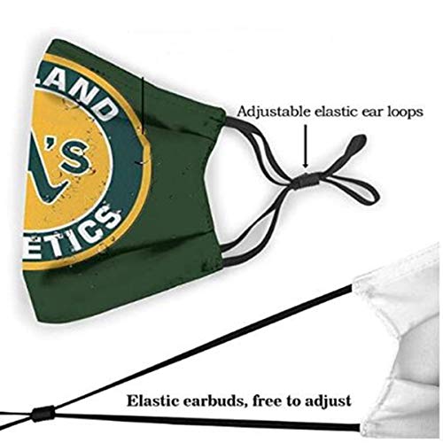 Reusable Baseball Face Balaclavas with Filter Pocket Mask Dust Mou...