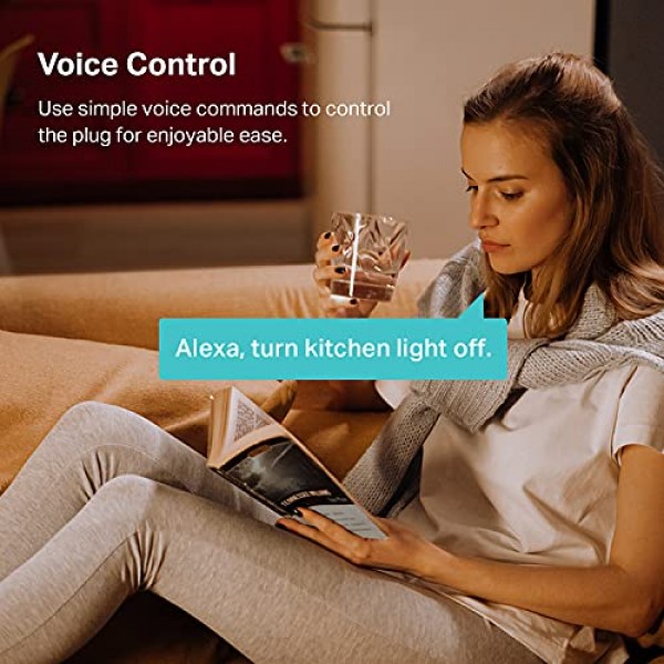 Kasa Smart Plug Mini 15A, Smart Home Wi-Fi Outlet Works with Alexa...