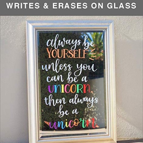 Kassa Liquid Chalk Markers for Blackboards 10 Neon Colors - Chal...
