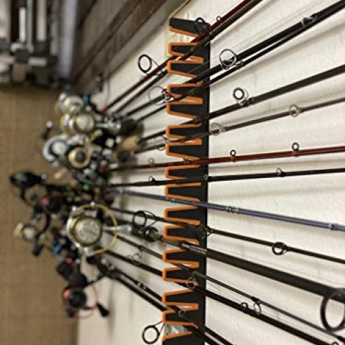 KastKing Patented V15 Vertical Fishing Rod Holder – Wall Mounted F...