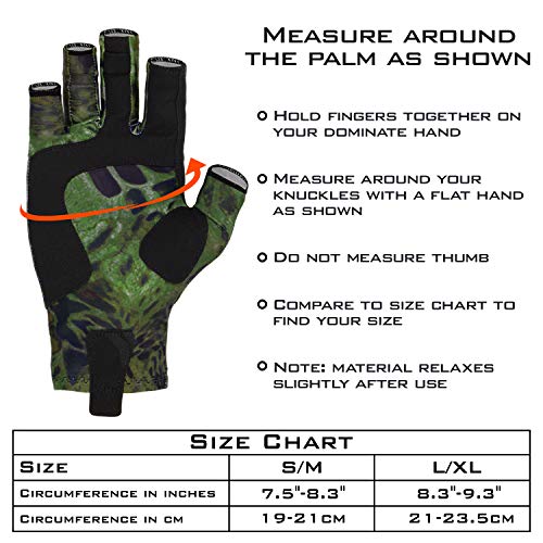 KastKing Sol Armis Sun Gloves UPF50+ Fishing Gloves UV Protection ...