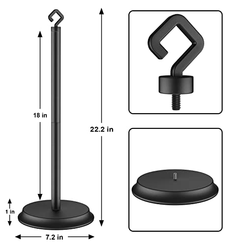 KASUNTO Toilet Paper Holder for Bathroom, Metal Free Standing Toil...