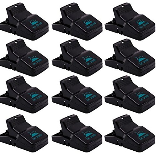 Kat Sense Pest Control Rat Mouse Traps 12 Pack, Humane Rat Trap ...