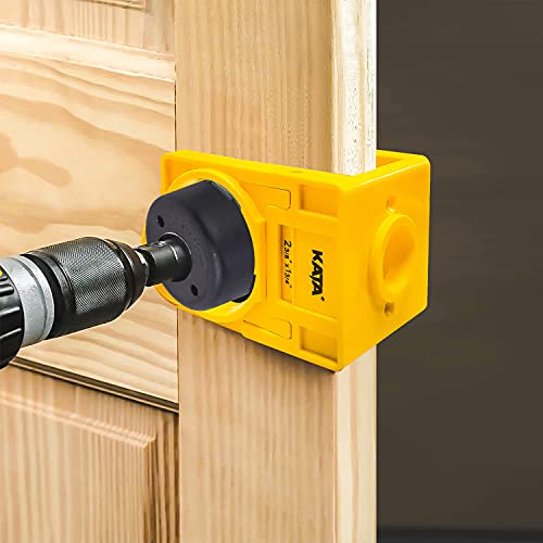 KATA 1-3/8 - 1-3/4 Door Lock Installation Kit for Wooden Doors w...