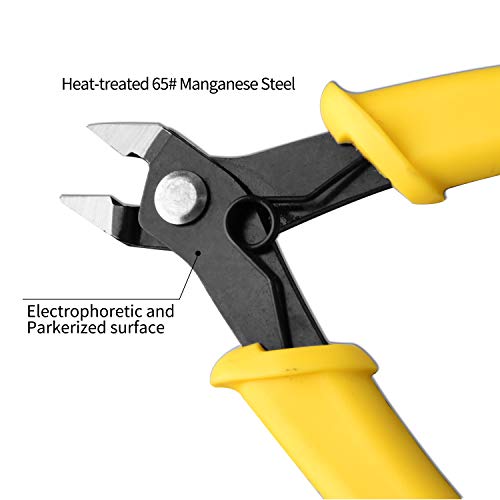 KATA 4.5 Inch Micro Wire Cutter,Precison Mini Flush Cutters and Cl...