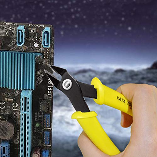 KATA 4.5 Inch Micro Wire Cutter,Precison Mini Flush Cutters and Cl...