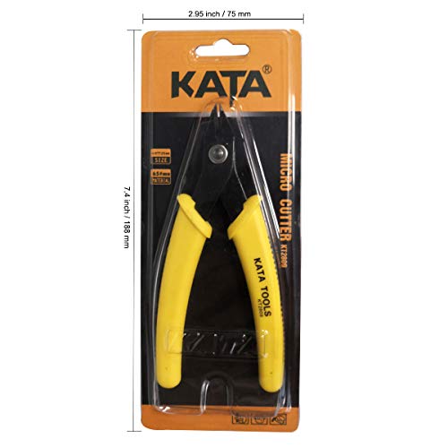 KATA 4.5 Inch Micro Wire Cutter,Precison Mini Flush Cutters and Cl...