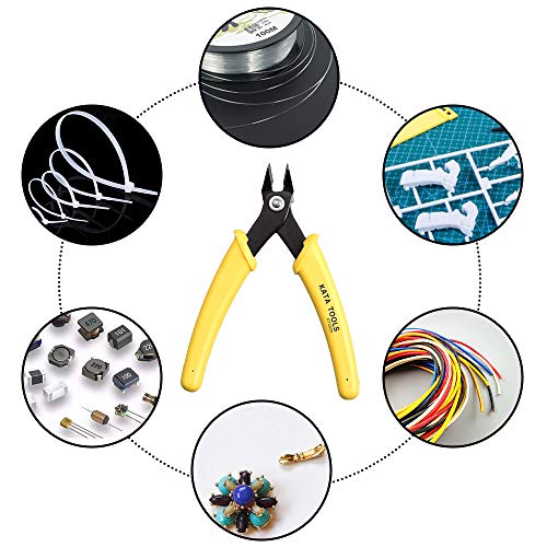 KATA 4.5 Inch Micro Wire Cutter,Precison Mini Flush Cutters and Cl...