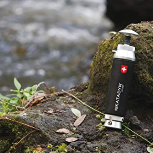 Katadyn Pocket Water Filter, Long Lasting for Personal or Small Gr...
