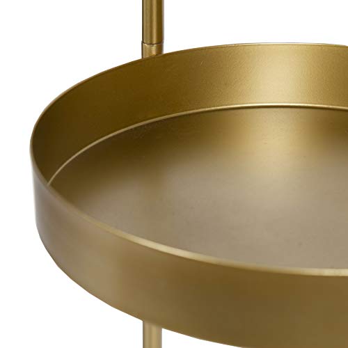 Kate and Laurel Finn Tri-Level Metal Plant Stand, Gold, 30 inches,...