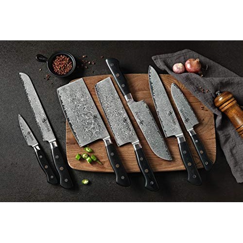 KATSURA Japanese Nakiri Knife – 7 Inch– Premium AUS 10, 67 Layers ...