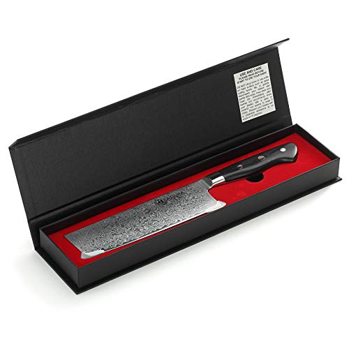 KATSURA Japanese Nakiri Knife – 7 Inch– Premium AUS 10, 67 Layers ...