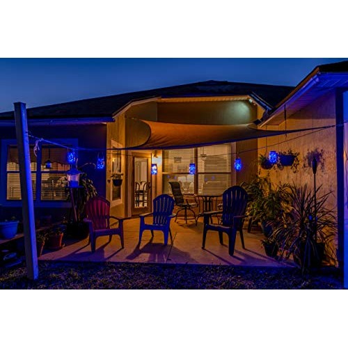 Kazul Blue Solar Mason Jar Lights, 6 Pack 20 LED, Mason Jar Solar ...