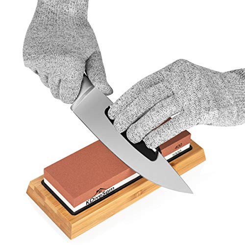 Professional knife Sharpening Stone Kit kdivesam 4 Grit Whetstone ...