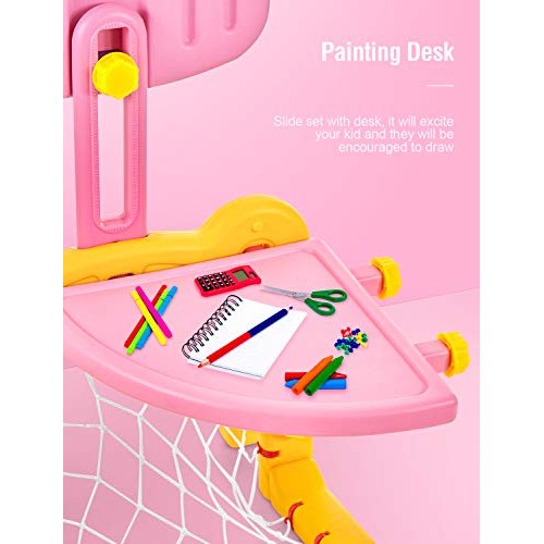 Climber and Swing Set Toddler 5 in 1 Play Slide Climber Indoor Out...