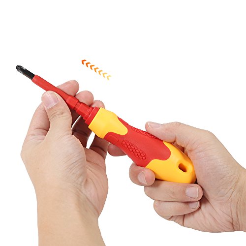 1000V Insulated Electrician Screwdriver Set, Kecheer 10pcs All-in-...