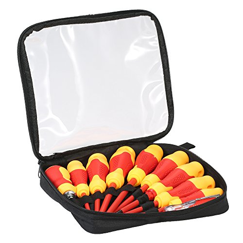 1000V Insulated Electrician Screwdriver Set, Kecheer 10pcs All-in-...