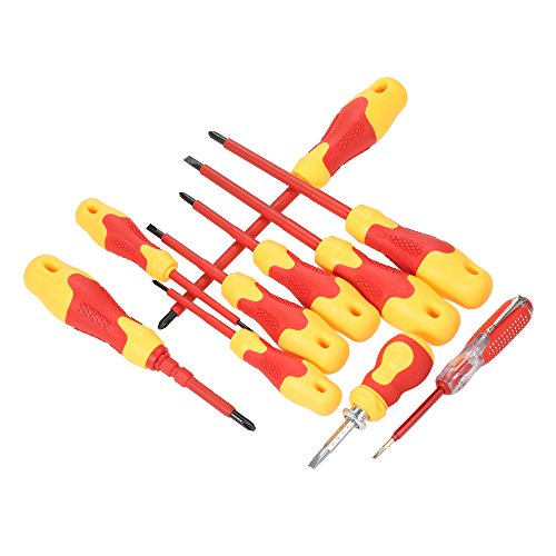 1000V Insulated Electrician Screwdriver Set, Kecheer 10pcs All-in-...