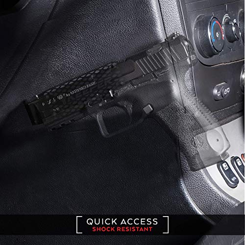 Magnetic Mount & Holster for Vehicle and Home - HQ Rubber Coat...