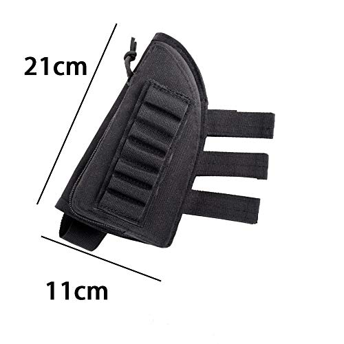 KEEPMOVE Tactical Hunting Buttstock Shot Rifle Shell Holder Amm...