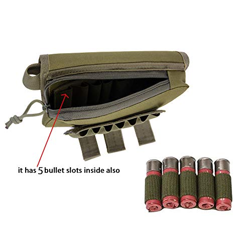 KEEPMOVE Tactical Hunting Buttstock Shot Rifle Shell Holder Amm...