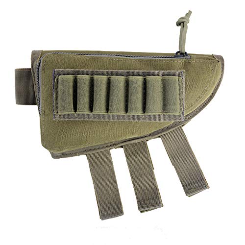 KEEPMOVE Tactical Hunting Buttstock Shot Rifle Shell Holder Amm...