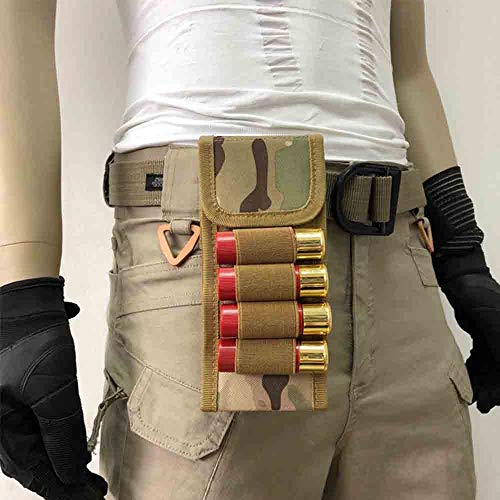 Tactical Shot Shell Holder Molle Shotshell Holder Buttstock Amm...