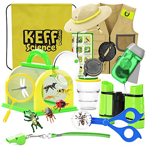 KEFF Outdoor Adventure Explorer kit for Kids Birdwatching and Bug ...