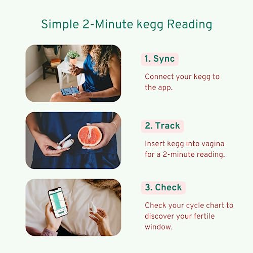 kegg Fertility Tracker + Free Fertility App | 12-Month Pregnancy W...