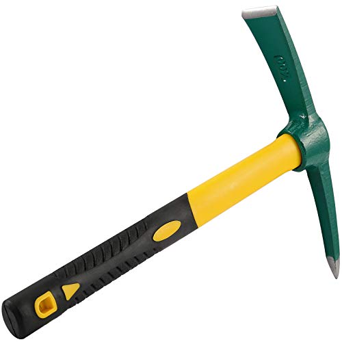 KEILEOHO 15 Inches Pick Mattock Hoe, Forged Weeding Garden Pick Ax...