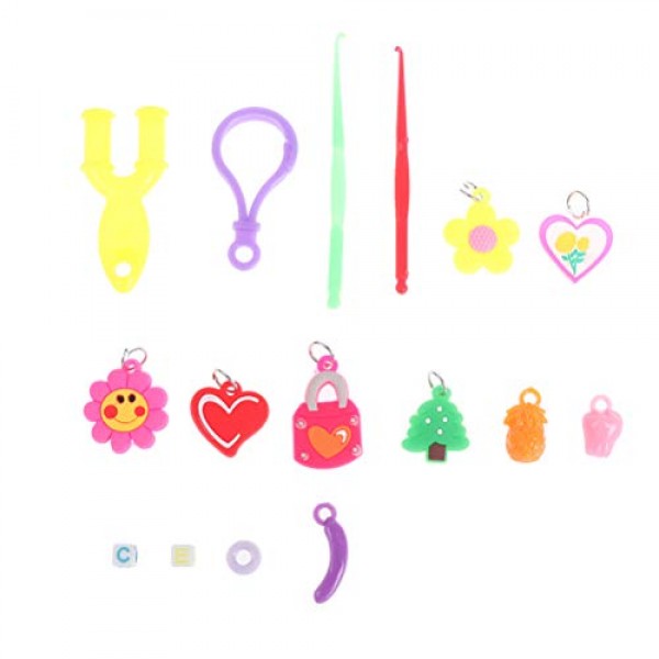 kekafu 1600+ Loom Bands Refill Kit Assorted Colors Rubber Bands Se...