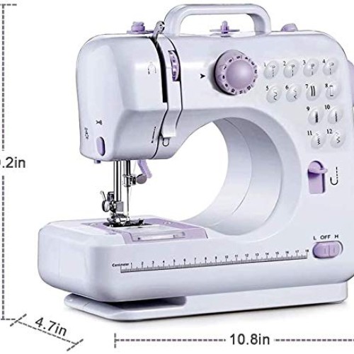 BBSAVE Household Sewing Machine, Lightweight Sewing Machine For Be...