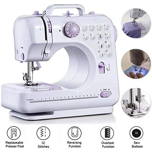 BBSAVE Household Sewing Machine, Lightweight Sewing Machine For Be...