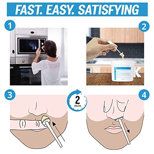 Nose Wax Kit, 100 g Wax, 24 Applicators. The Original and Best Nos...