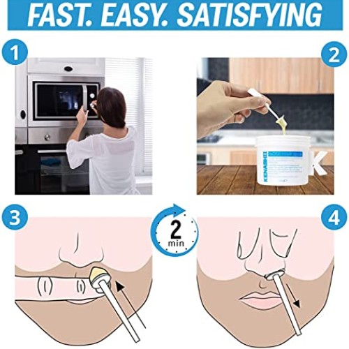 Nose Wax Kit, 100 g Wax, 24 Applicators. The Original and Best Nos...