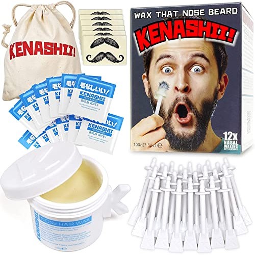 Nose Wax Kit, 100 g Wax, 24 Applicators. The Original and Best Nos...