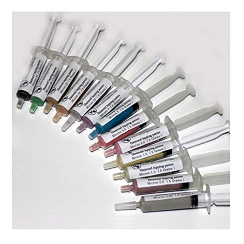 13 Pieces Set of 5 Gram Diamond Lapping Paste Polishing Compound G...