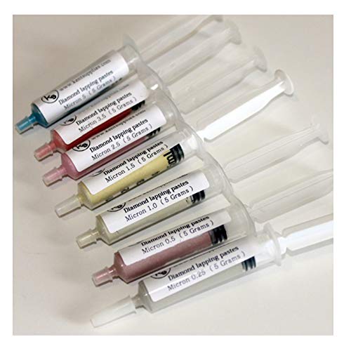 7pcs 5 Gram Diamond Lapping Paste Polishing Compound for Fine to F...