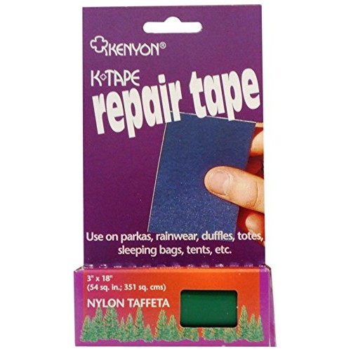 KENYON Taffeta Pressure Sensitive Repair Tape, Forest Green