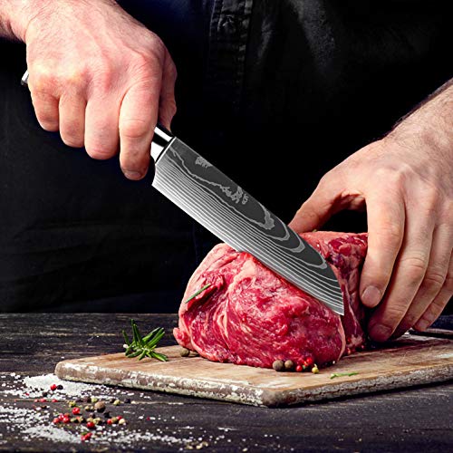 KEPEAK Santoku Knife 5 Inch, Kitchen Chopping Knives for Vegetable...