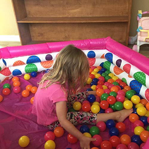 KepooMan 100pcs Ocean Ball for Kids,Indoor Outdoor Toddler Ball Pi...