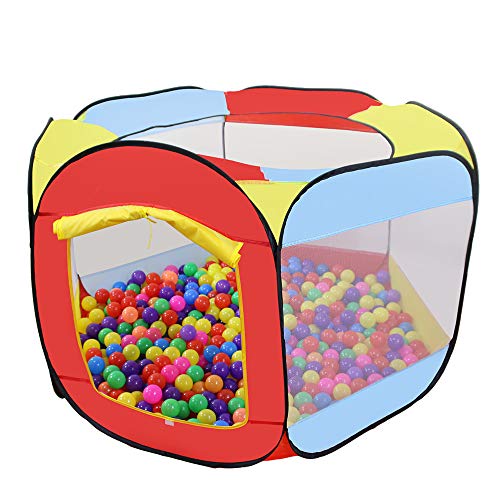 KepooMan 100pcs Ocean Ball for Kids,Indoor Outdoor Toddler Ball Pi...