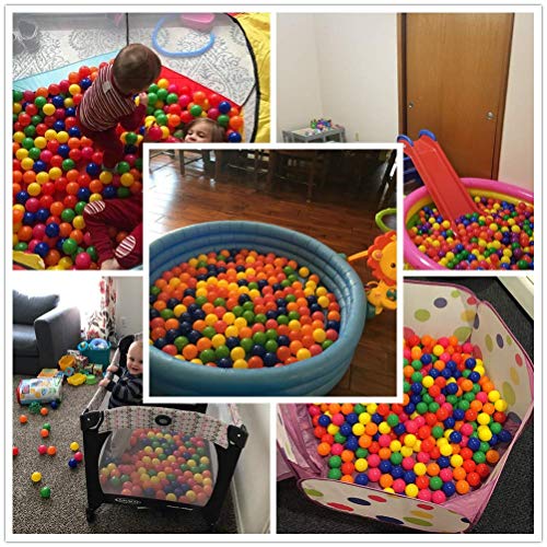 KepooMan 100pcs Ocean Ball for Kids,Indoor Outdoor Toddler Ball Pi...