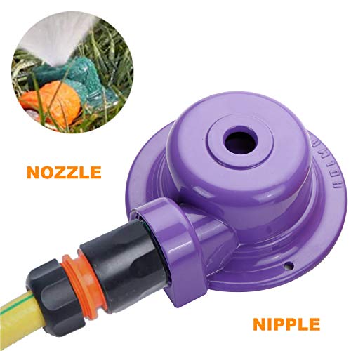 KEREN Metal Lawn Sprinkler Garden Water Sprinklers Lawn Irrigation...