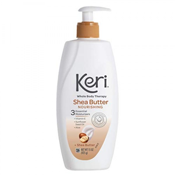 Keri Whole Body Therapy Original Shea Butter Lotion, Continuous Mo...
