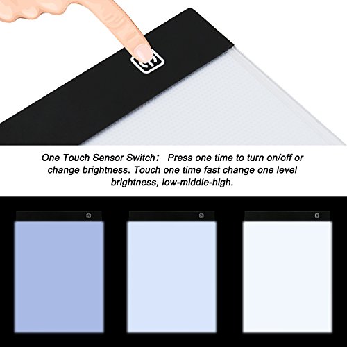 Keria A4 USB LED Light Board Ultra Thin Light Pad Light Box Apply ...
